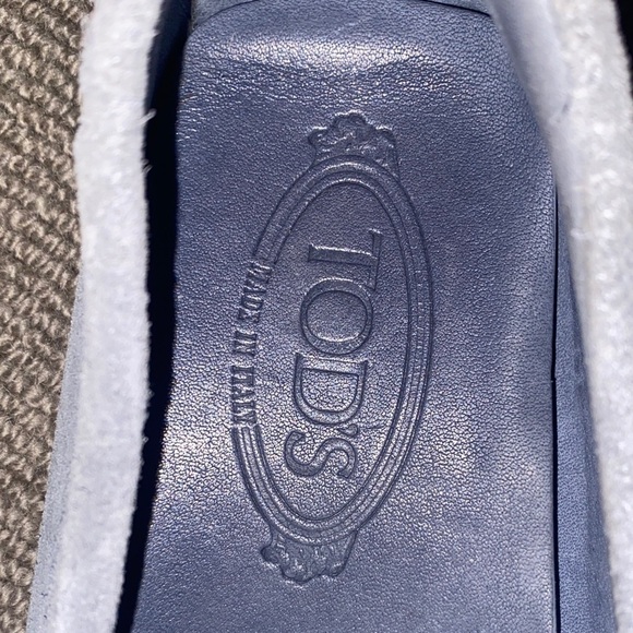 TODS Men’s Suede Loafers - Light Blue main image 6
